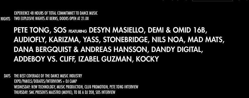 lineup